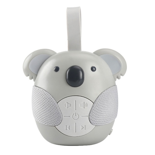 Bærbar hvit støy-maskin for babyer med 10 lys, musikk og timer for småbarn koala
