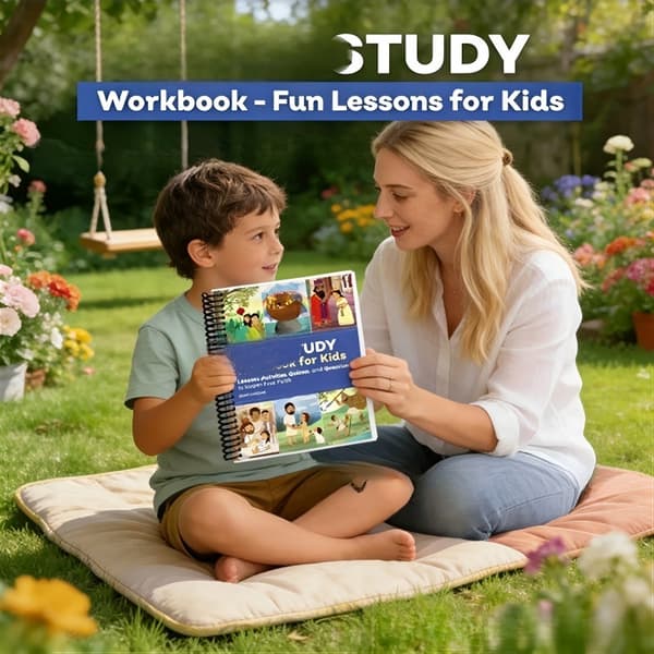 Studiearbetsbok för barn spiralbunden bok manual arbetsbok