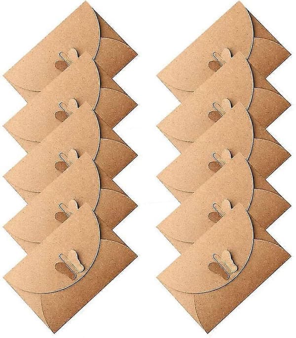 Mini Card Envelopes, 50-pack Thanksgiving Gift Card Envelopes With Butterfly