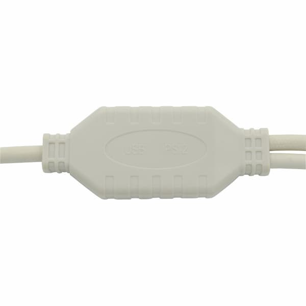 USB til 2x PS2-omformeradapter splitterkabel for PS2-tastatur og -mus null - 1pc 0.04