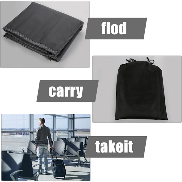 Baby Flyvefodstøtte, Bærbar Baby Rejse Seng Baby Flyve Rejse Toddler Flyvefodstøtte Toddler Rejse Seng Flyve for Børn (Grå)