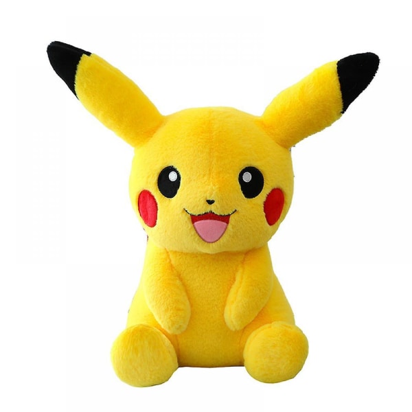 Premium 11,8" pikachu - söt, supermjuk plyschleksak, perfekt för lek och visning, gul