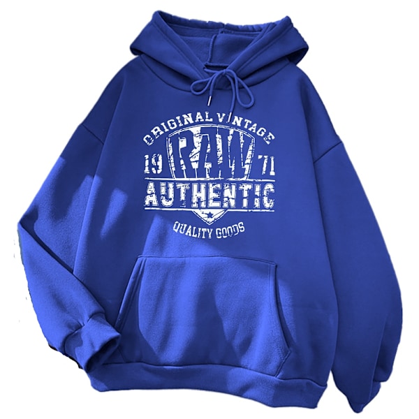 Ahthentic Dam Hoodies Sweatshirt Crewneck Pullover Hip Hop Stil Casual Kläder 1971 Naranja 3XL
