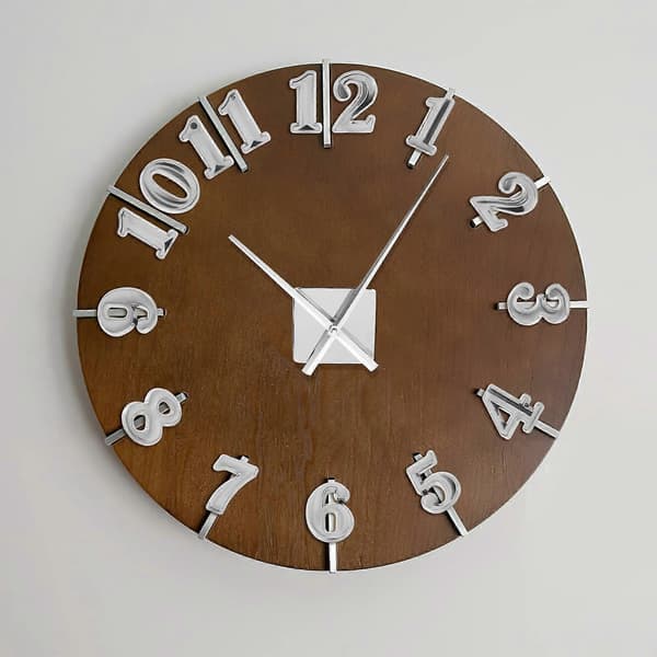 Erstatningsur arabiske tal sæt til gør-det-selv brug 5 sæt sølv