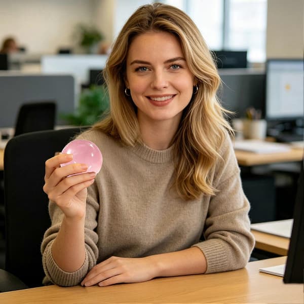 Kokosolja Squishy – Bärbar & Söt – för Barn & Tonåringar Pink