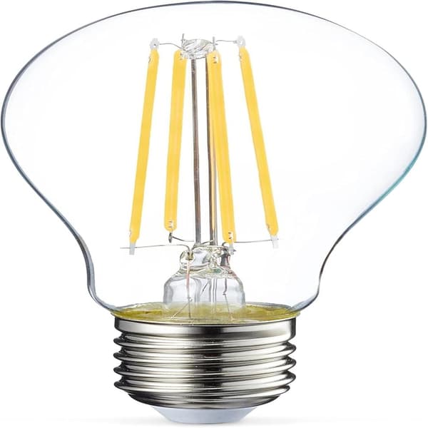 2-pack LED-lampor Edison Skruvsockel E27 8W 60W Ekvivalent Klar Filament Ej Dimbar Varmvit
