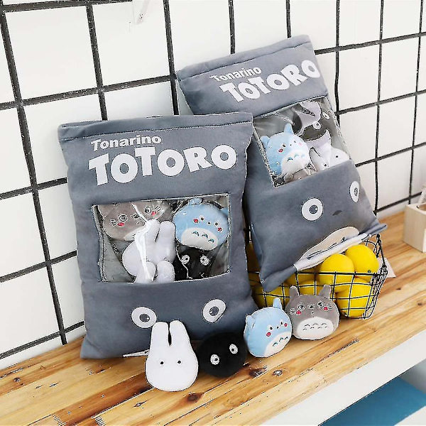 8 kpl/erä 4 mallia Luova pehmolelut Totoro Välipalatyyny Nuket Täytetyt Kawaii Naapurini Totoro Lelut Lapsille Lapsille Lahjat