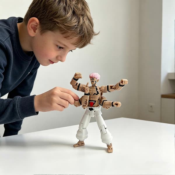 Plastikk Actionfigur – Anime Karaktermodell – for Utstilling og Hobby A