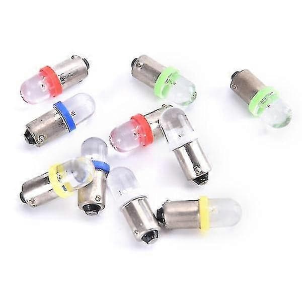 10 st Ba9s LED-lampor Bilinstrumentpanel Ljus Vit