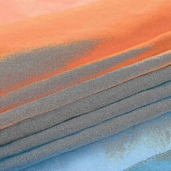 Faux Lin Gardin For Soverom Blue 1.32*1.83m