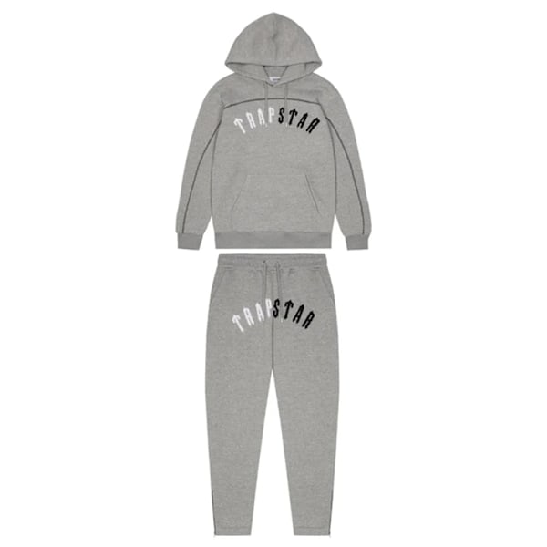 SPLIT ARCH HOODIE TRACKSUIT 8867-GRAY SET XL