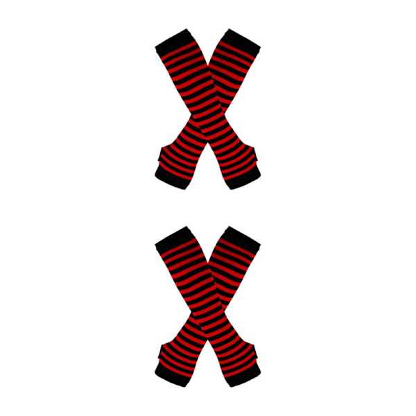 1/2/3/5 Polven yläpuoliset sukat paksuille reisille Helppokäyttöiset ja tyylikkäät Punainen ja musta Red and black 2Set