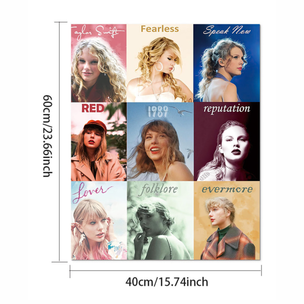 Singers Taylors Swifts affisch Personifiera hängande prydnad Perfekt present till Swifties C