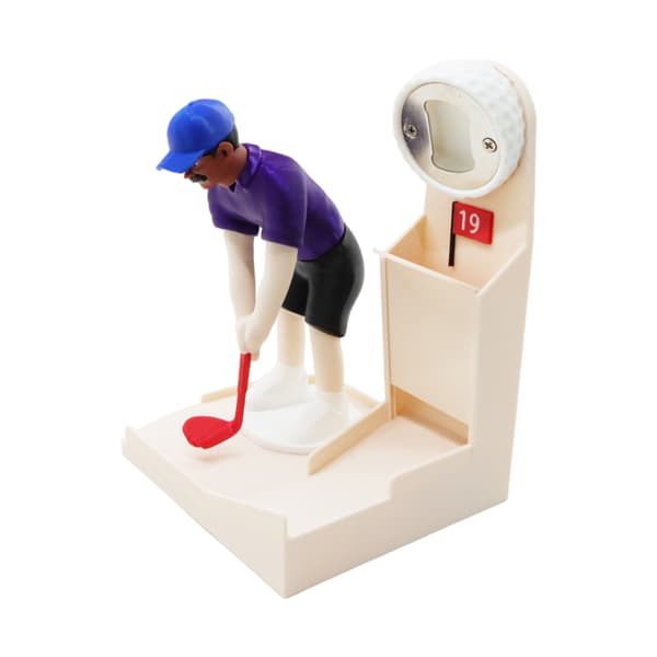 Golf flaskeåbner, ølflaskeåbner, 3D-printet legetøj