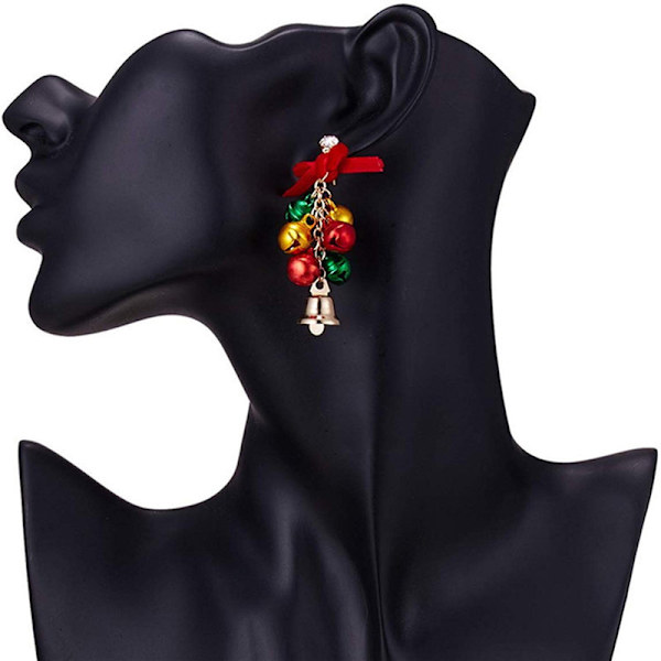 Jingle Bell Ringing Jule Dingle Øreringe Pierced