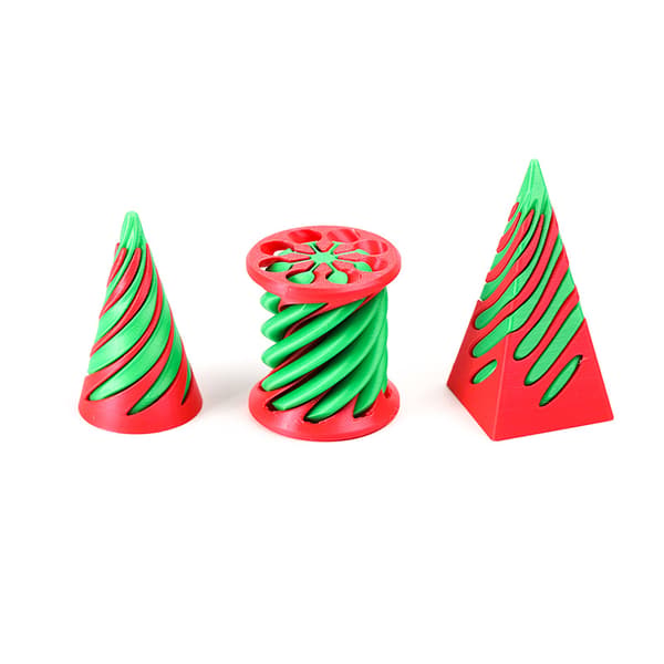 3D-tulostettu Push-Push-mela - 3D-spiraalinen dekompressiolaite