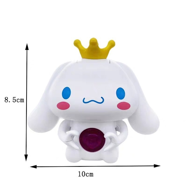 Stemmen er mere end hjertet. Cinnamoroll er sød med en lampe og en kærlig form. Tik Tok giver sin kæreste en hjerteformet julegave.