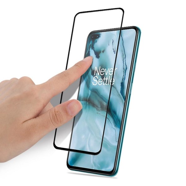 Cover skärmskydd i härdat glas för OnePlus Nord/Nord 2 5G/Nord 2T 5G/Nord CE 5G