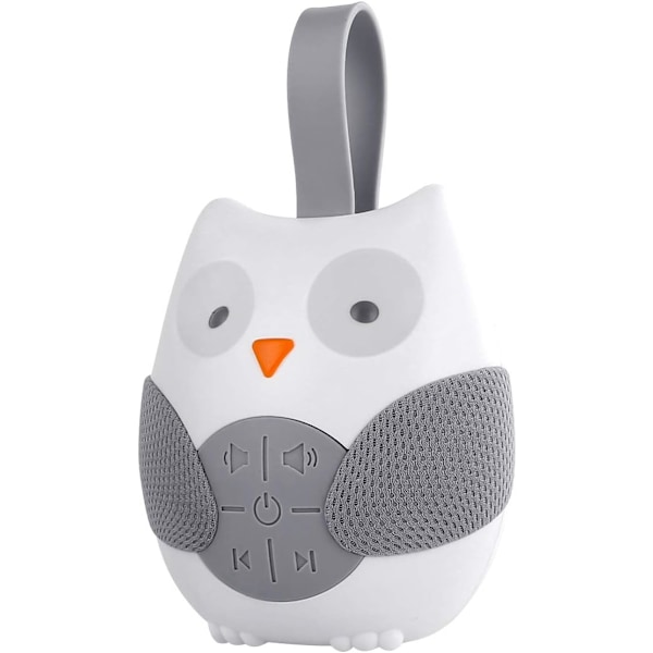Kannettava White Owl -äänikone Vauvan Tyynnyttäjä Unikone Automaattisella Sammutusajastuksella Stressiä Lievittävä Musiikkisoitin