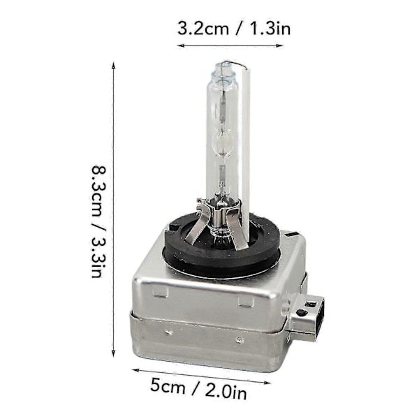 Uudet 2025 35W 6000K Xenon Hid -ajovalopolttimot, korvaavat D3s - 2 kpl