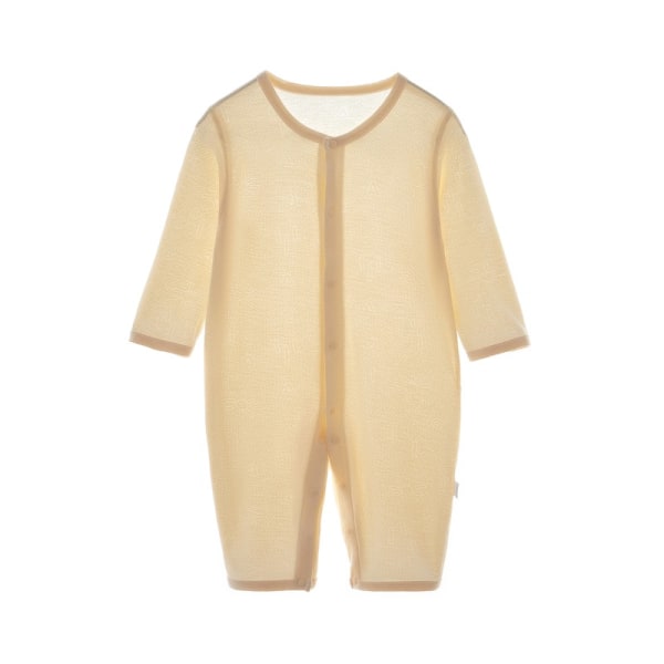 Sommer Baby Pyjamas med Lange Ermer, Benløs Sovepose Romper verde 80cm