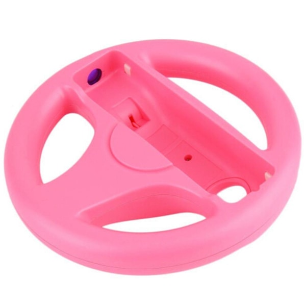 Peliohjauspyörä Nintendo Wii Mario Kart -pelille Kaukosäädin 1 kpl 1 Pc Pink