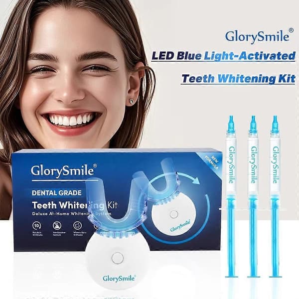 Tannblekingssett med LED-lys for sensitive tenner og tannblekingssystem 1 box