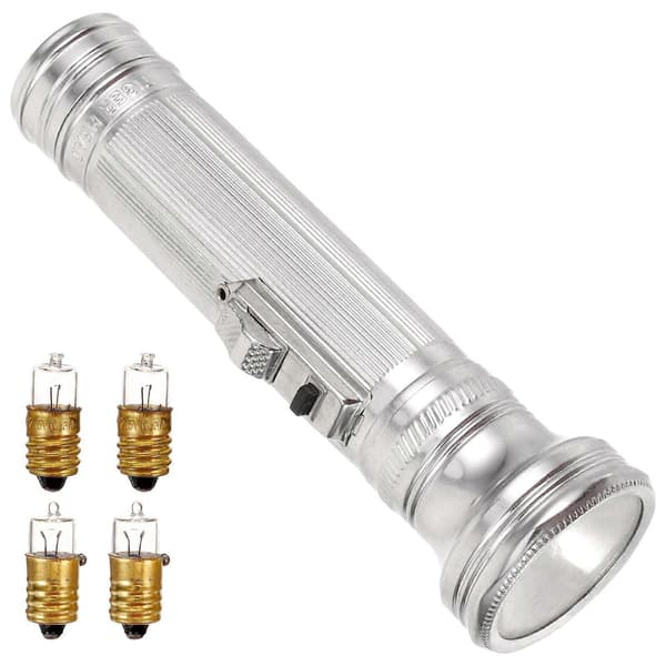 Metal Flashlight Outdoor Torch Portable Torch Old Fashioned Flashlight