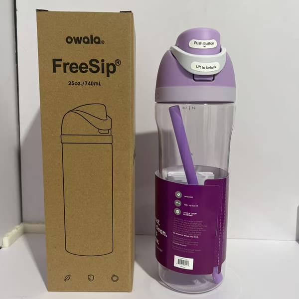 Owala doble drikkekopper sport bærbare kopper rette kopper -25oz