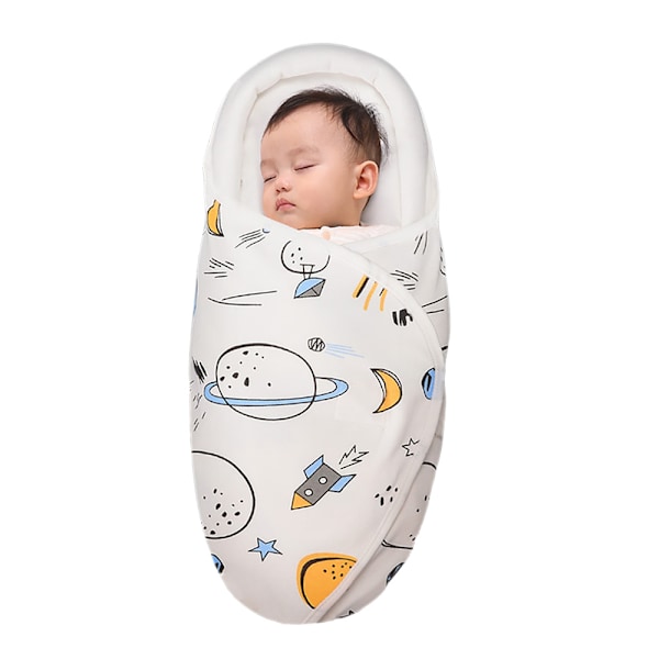 Babysovepose 0-6 Måneder Nyfødt Konvolutter Babyindpakninger 2,5 TOG Blød Bomuld Kokon Design Beskytter space 70CM(2-6M)