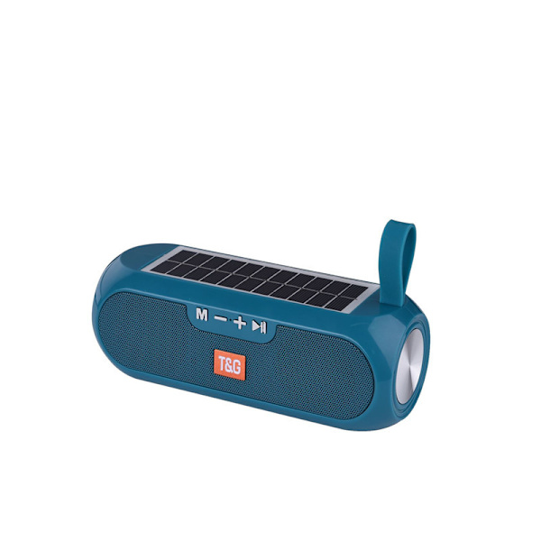 Solcellsladdad trådlös Bluetooth-högtalare utomhus bärbar kort TWS antitetisk koppling utrikeshandel Bluetooth-stereo.