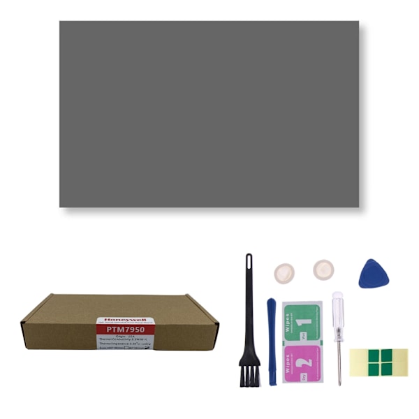 Honeywell PTM7950 faseendringssilikonplate, termisk ledningspad i silikon for CPU og GPU 0.05 0.05 A