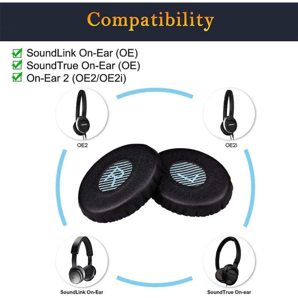 Professionel udskiftning af ørepuder til Bose On-Ear 2 (OE2 & OE2i)