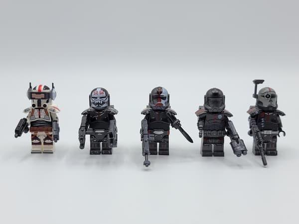 Star Wars Bad Batch Tilpasset Minifigursett med 5 deler