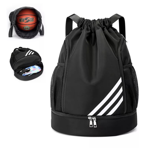 Gym Sports Bag Naisten kiristysnyöri Bolsas Navy