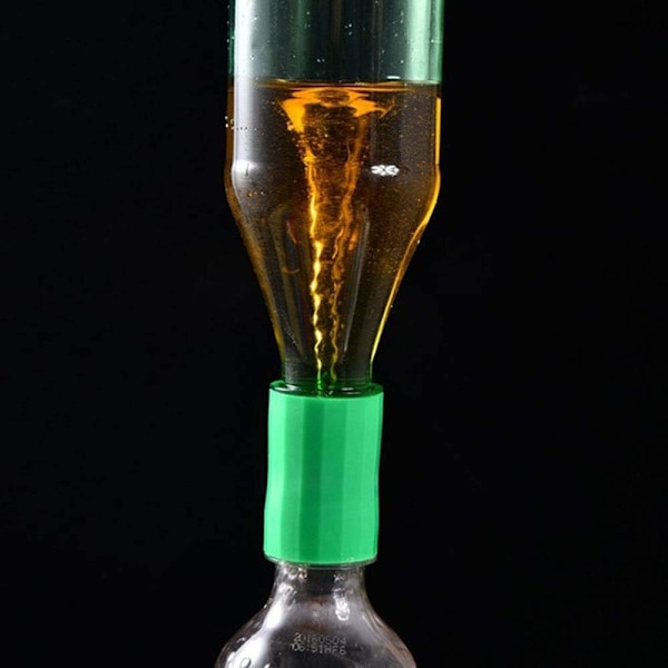 Tornado i en flaske, Tornado Tube Bottle Connector Vortex Connector Cyclone Tube (5 PAK), Passer til størrelse 1,3-1,9 tommer