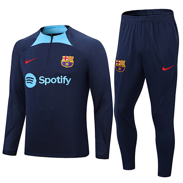 Paris, Atletico Madrid, Inter Milan, Liverpool, Marseille Brasilien Långärmad Tröja, Träningsdräkt för Vuxna och Barn, Fotbollströja Set 33 16