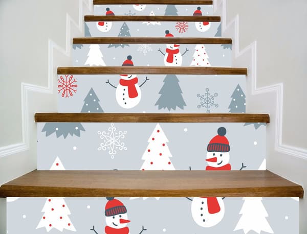 3D Julgran - 100 cm x 18 cm - 30 - med Present B