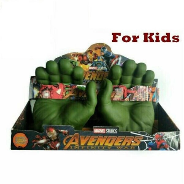 Hulk Smash Hands Avengers Cosplay myke dukkehansker Et par festlekegave