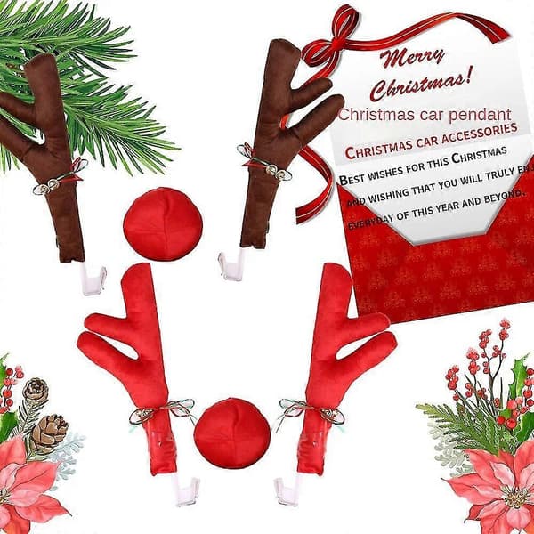 Julepynt julebilpynt gevir bilgevir julegave Red
