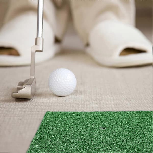 2 stk. Golf Chipping Måtte Kunstgræsmåtte Udendørs Golfmåtter til Baghaven