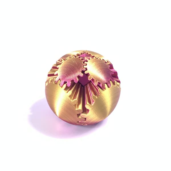 Creative Gear Spin Ball 3D-printad roterande kugghjulsleksak
