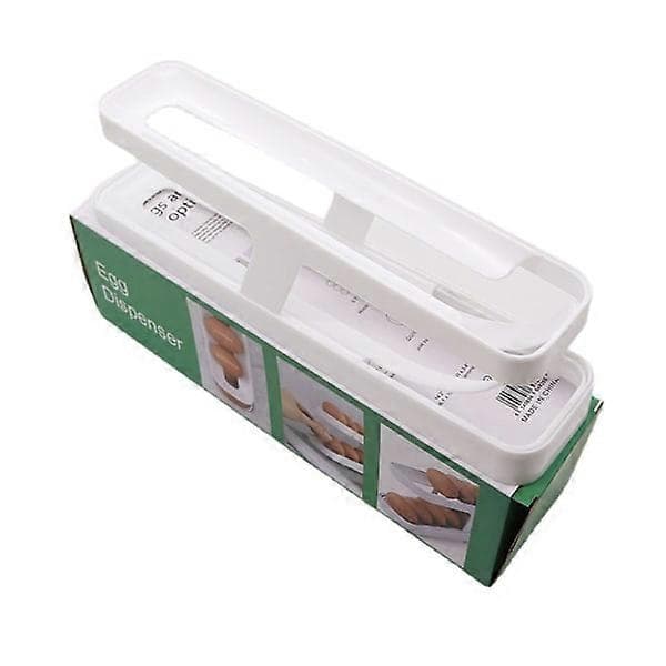 Egg Container for Refrigerator, Egg Dispenser, Egg Holder, Egg Storage for 12-14 Eggs, Double Layer, Kitchen Organizer