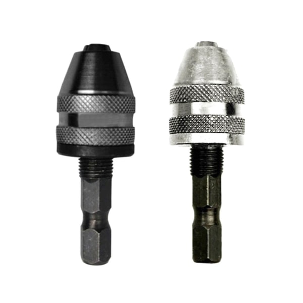 HexDrill Chuck Nyckellös skruvmejsel Impact Driver Adapter Elmotor Clamp Chuck Fixture Hex 0.3