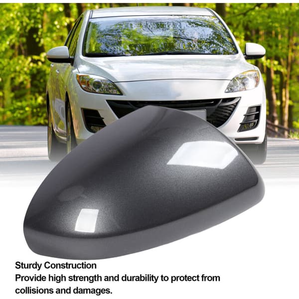 Replacement Mirror Cover Mazda 2007-2014 Gray Right