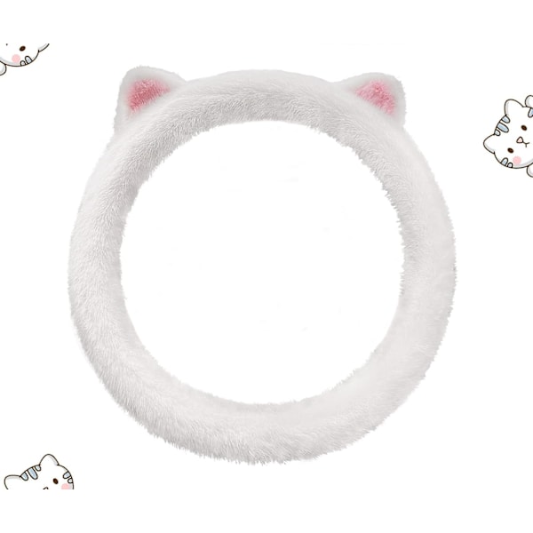 Storlek: 38 cm Rattöverdrag, Fluffig Konstgjord Päls Plush Rattöverdrag