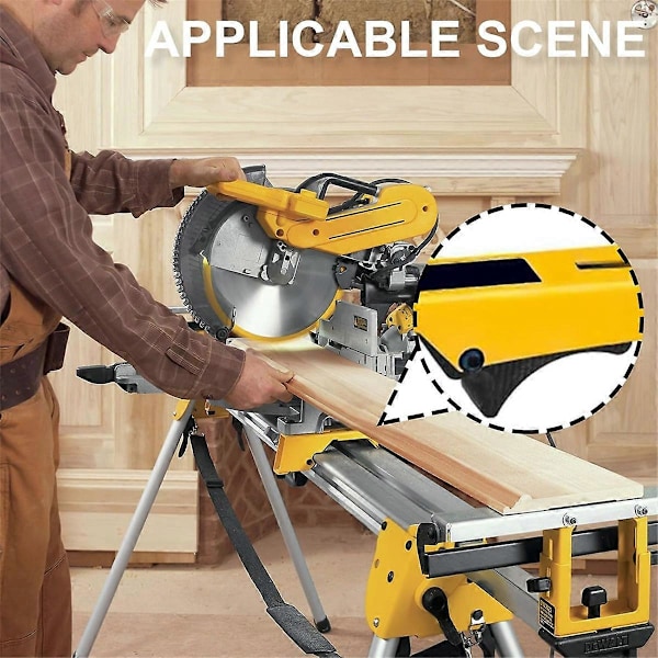 2 KPL Kiinnikkeet jiirisahan asennuskiinnikkeillä Dewaltin DW7231-asennuskiinnikkeelle, Dewalt Heavy -sahoille