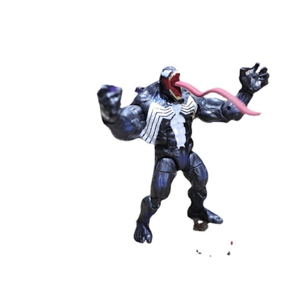 Marvel Spider-Man 2020 Tegneserieversion Venom Flyvende Vinger Venom Model Figur Led Bevægelig Æske