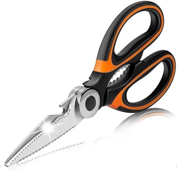 Heavy Duty Kitchen Scissors, New Professional Sharp Multifunctional Stainless Steel