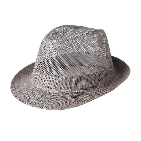 Solhatt för män – Hållbar och lättskött design – för resor och semester Grey